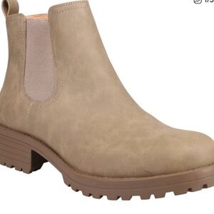 Buffalo David Bitton Beige Ankle Booties